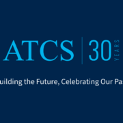 ATCS 30-Year Anniversary Logo with tagline "Building the Future, Celebrating Our Past"