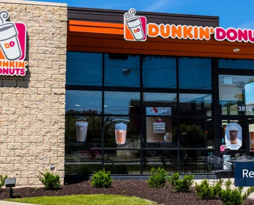 dunkin donuts storefront